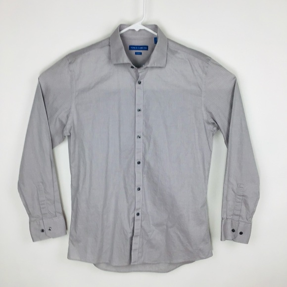 Vince Camuto men’s long sleeve button up dress shirt - Picture 1 of 10